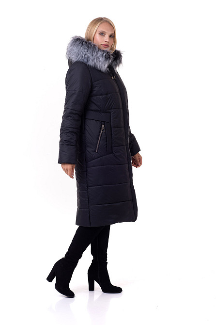 Жіноче довге пальто пуховик великих розмірів від виробника. 48-66р Київ - фото 2