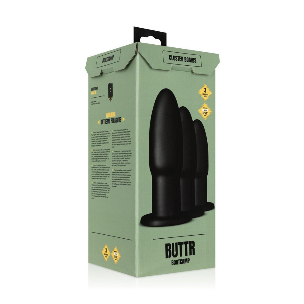 Набір анальних пробок BUTTR — Cluster Bombs Anal Training Set Sex Aura Київ - фото 7