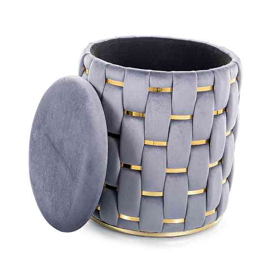 Пуф TIARA VELVET сірий TAP.252 Київ