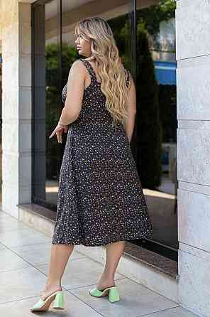 Летнее женское платье миди 