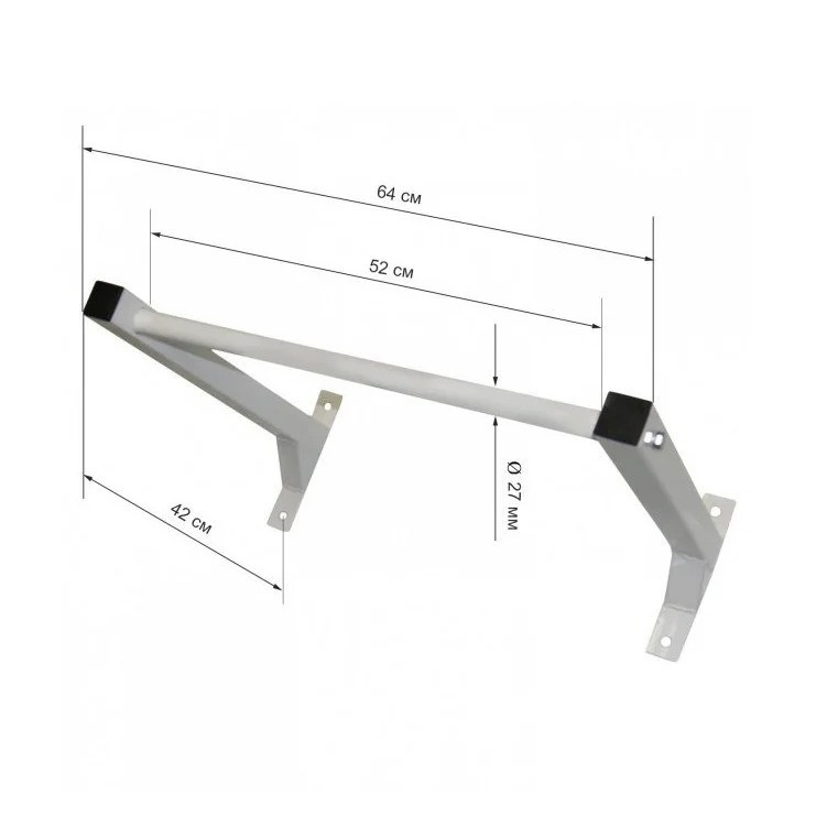 Турнік настінний білий NE-TR-20 Вінниця - фото 2