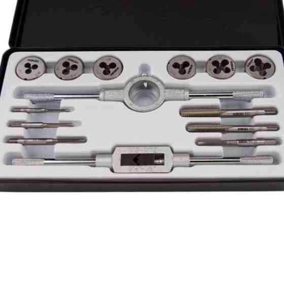 Набір плашок і мітчиків 14 шт. кейс метал. Мукачево