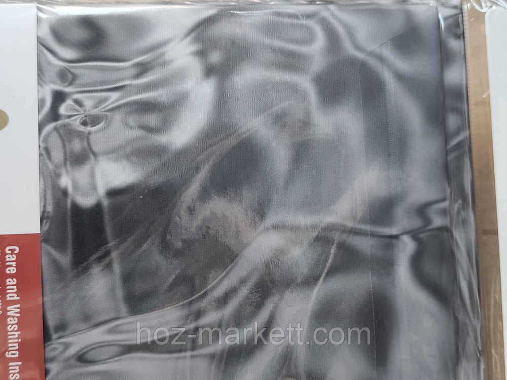 Штора для душу тканинна міранда damla 180 х 200 см сіра Харків - фото 3