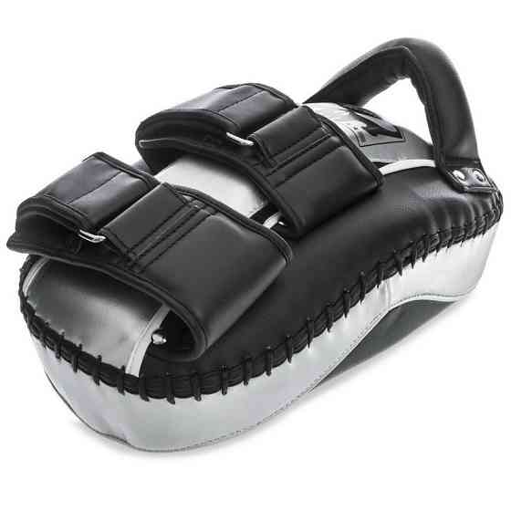 Пады для тайского бокса Тай-пэды ZELART BO-1326 размер 33x20x11 см чёрный-серебряный Киев