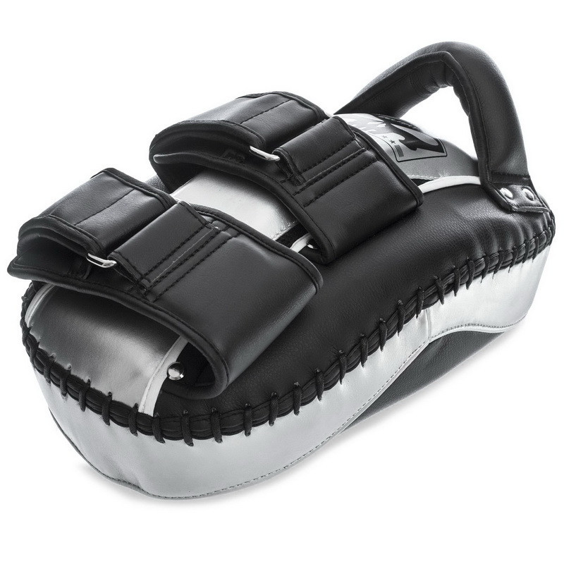 Пады для тайского бокса Тай-пэды ZELART BO-1326 размер 33x20x11 см чёрный-серебряный Киев - изображение 3