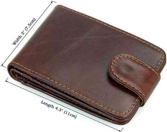 Кредитница чоловіча Vintage 14509 шкіряна Коричнева Київ