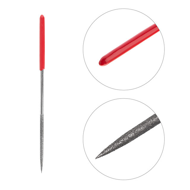 Набор бриллиантовых надфилов, 5 шт. INTERTOOL HT-3709 Киев - изображение 4