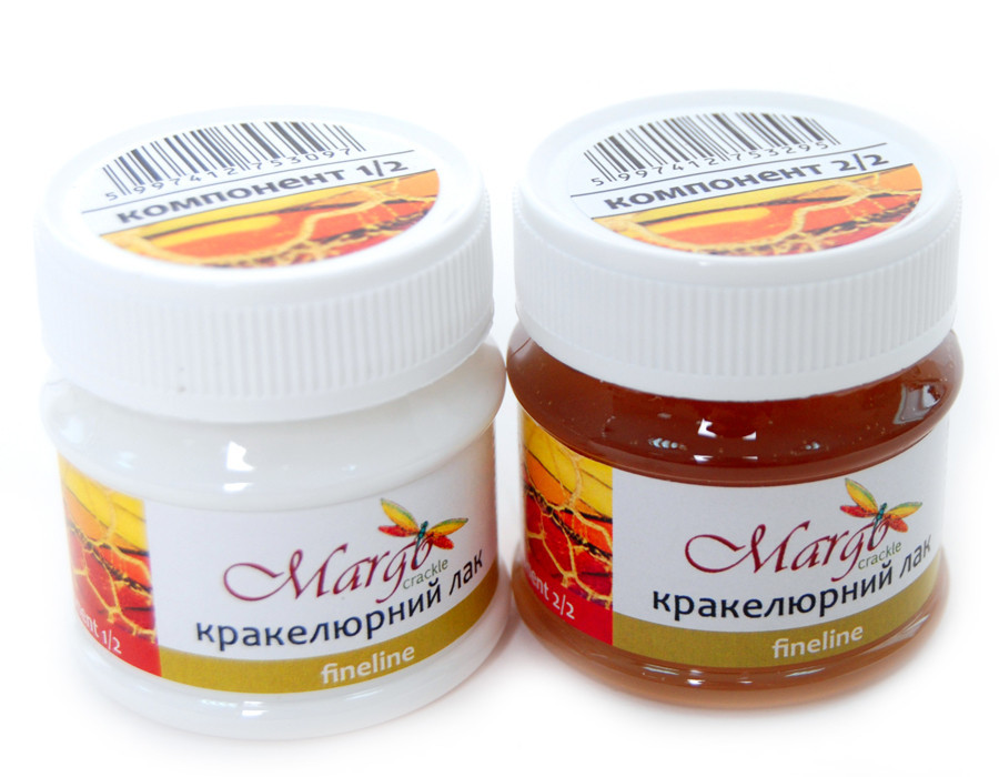 Набір двокомпонентний кракелюр "Margo" "Random" 20мл 67000949 , шт Київ - фото 1