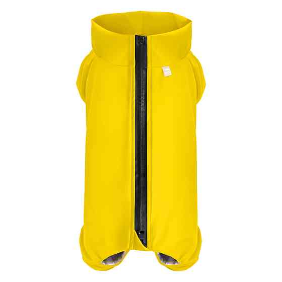Дощовик для собак WAUDOG Clothes, водонепроникний, M35, В 59-62 см, С 37-40 см, жовтий Київ