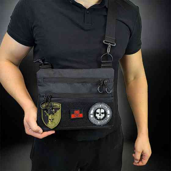 Сумка тактическая для документов, Тактические мессенджеры сумки, Мужская тактическая сумка барсетка BD-76 Львов