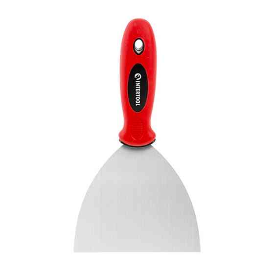 Шпатель із нержавіючої сталі, 125 мм, професійний INTERTOOL KT-2613 Київ