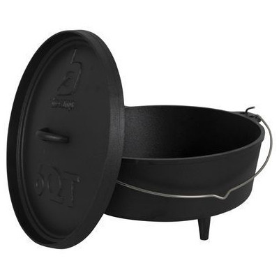 Котел туристичний Bo-Camp Dutch Oven Cast Iron 31 cm / 5 L Black (2122410) (DAS303290) Вінниця - фото 2