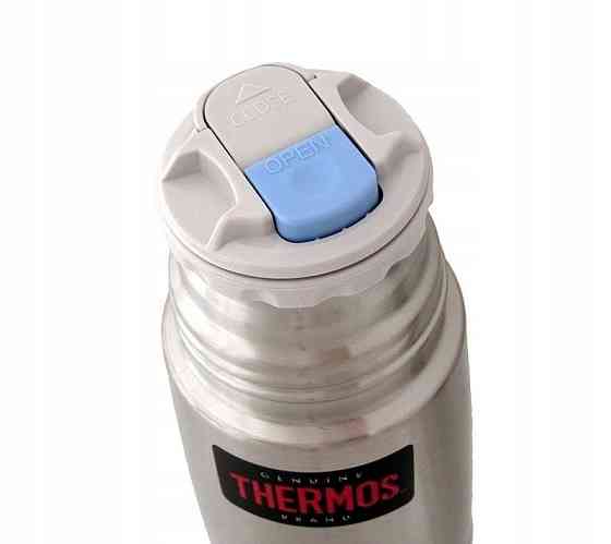 Термос 1 литра с кнопкой и чашкой Thermos 