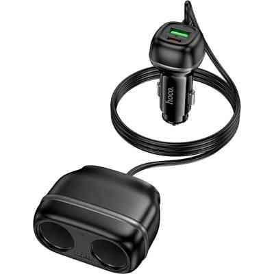 Зарядное устройство HOCO HOCO Z59 Rank 48W dual port USB-C PD30W + USB QC3.0 Black (6942007641500) Винница