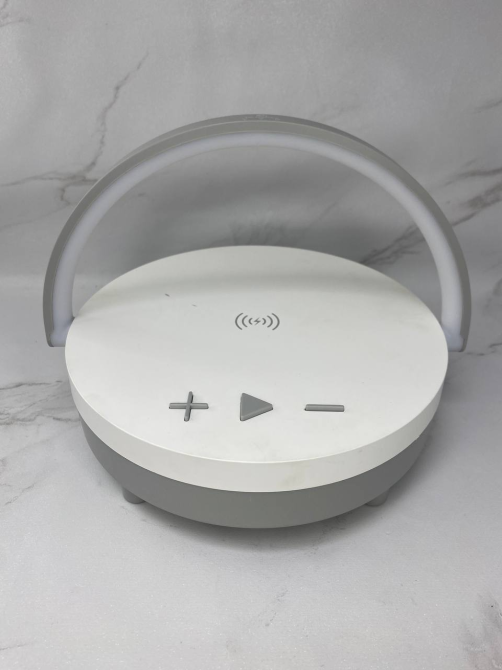 Б/в Бездротова зарядка 3в1 15W з Bluetooth-колонкою та сенсорною LED-лампою (Нічник-органайзер MAIMEITE 4-в-1) Київ - фото 11