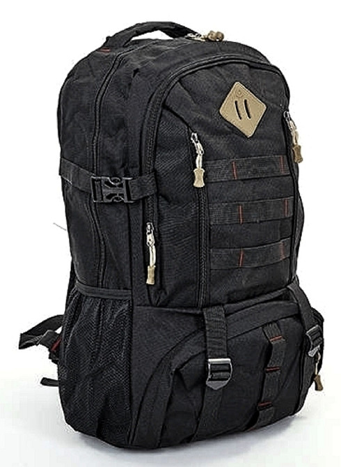 Рюкзак туристический 40л 50х34х19 черный Киев - изображение 1