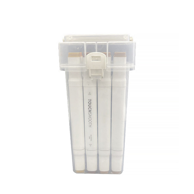 Набір скетч маркерів Touch Smooth на спиртовій основі 12 штук НА ВИБІР + 20 кольорів акварельних маркерів з пензликом Кам'янець-Подільський - фото 8