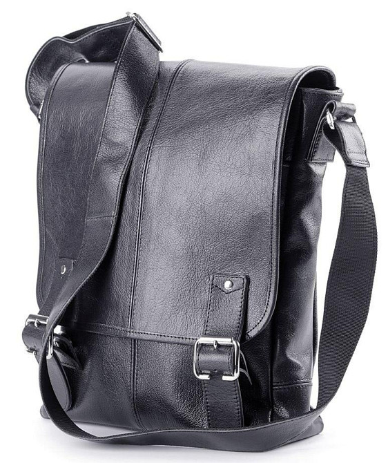 Сумка SHVIGEL 00919 з натуральної шкіри Чорна Київ - фото 5