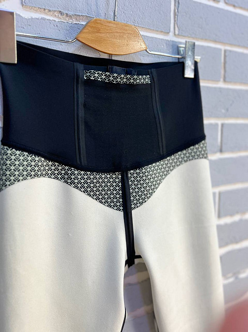 Лосины женские Kenalin 88-2 корсет на молнии дайвинг формующие утепленные на меху черные, черный, 5XL Киев - изображение 20