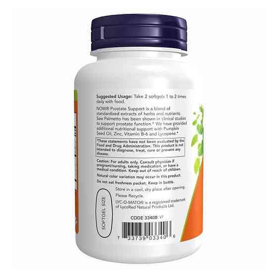 Підтримка простати Now Foods Prostate Support - 180 sgels Луцьк