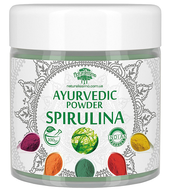 Аюрведична пудра спіруліни, 100г Київ - фото 1