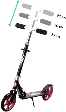 УЦЕНКА! Самокат Qkids Weiss Black-pink черный с розовым Днепр