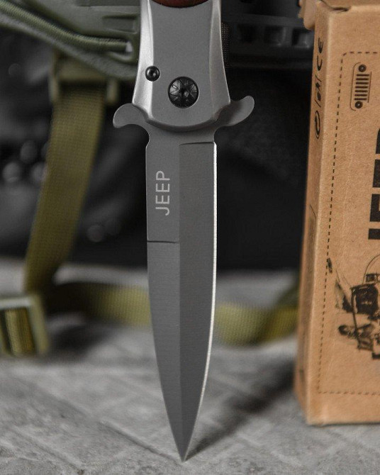 Ніж викидний Jeep wood ВТ4775 Одеса - фото 8