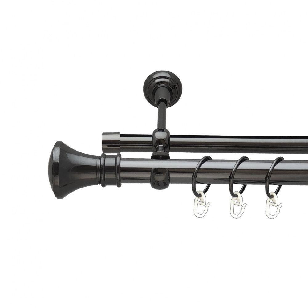 Карниз Orvit Люксор металевий дворядний опозитний гладка \ профільна труба кільце металеве Онікс 25\19 мм 240 Львов - изображение 1