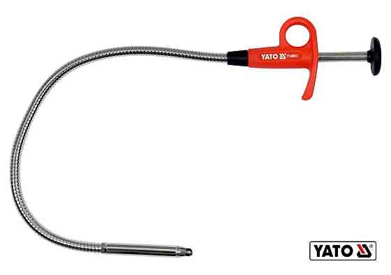 Схоплювач магнітний на гнучкому тримачі YATO : L= 585 мм, з LED підсвіткою [10/60] Одеса