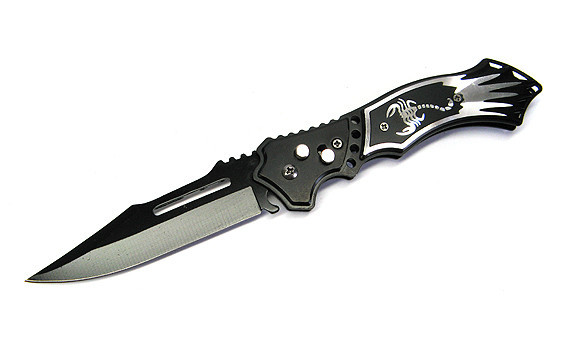 Ніж туристичний складаний Київ - фото 1