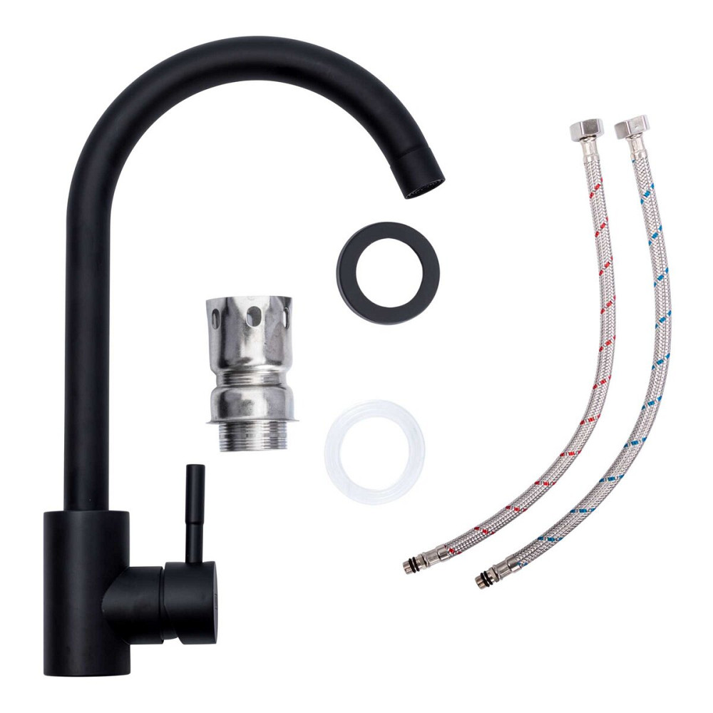 VALESO Змішувач кухонний VALESO BG76 (чорний) Киев - изображение 2