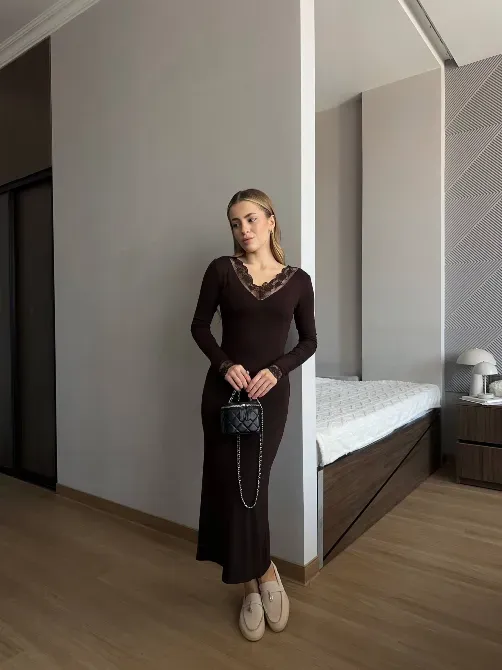 Жіноча сукня по фігурі з мереживом Одеса - фото 2