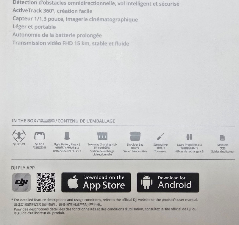 Квадрокоптер DJI Lito X1 Fly More Combo Plus RC 2. Харьков - изображение 1