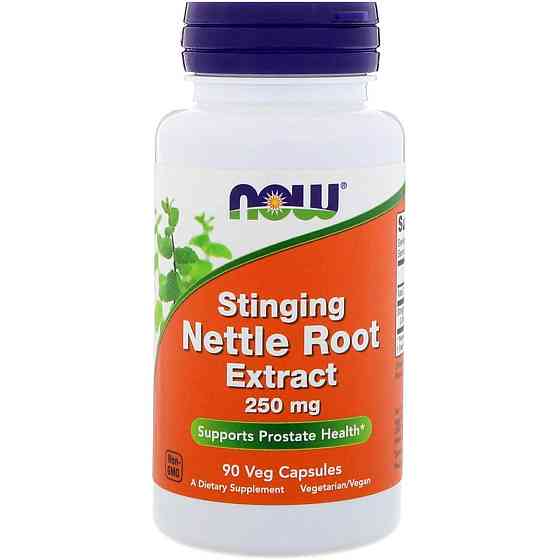 Корінь кропиви Now Foods Nettle Root 250 мг 90 вегетаріанських капсул Київ