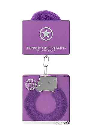 Наручники - Ouch! Beginner's Handcuffs Furry Purple Sex Aura Київ