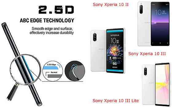 Захисне скло ArmorGlass для Sony Xperia 10 II, Xperia 10 III, Xperia 10 III Lite – стійке до подряпин та ударів Київ