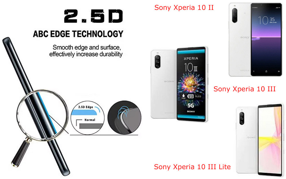 Захисне скло ArmorGlass для Sony Xperia 10 II, Xperia 10 III, Xperia 10 III Lite – стійке до подряпин та ударів Київ - фото 2