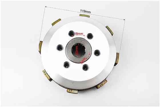 Зчеплення, маховик в зборі (6 болтів, маховик 73 зуб.) ZUBR/F5 Киев