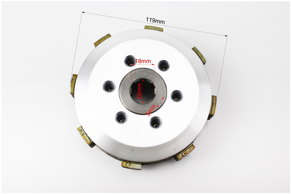 Зчеплення, маховик в зборі (6 болтів, маховик 73 зуб.) ZUBR/F5 Киев - изображение 4