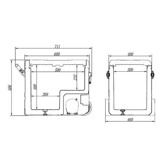 Холодильник автомобильный Brevia 50л 22630 Киев