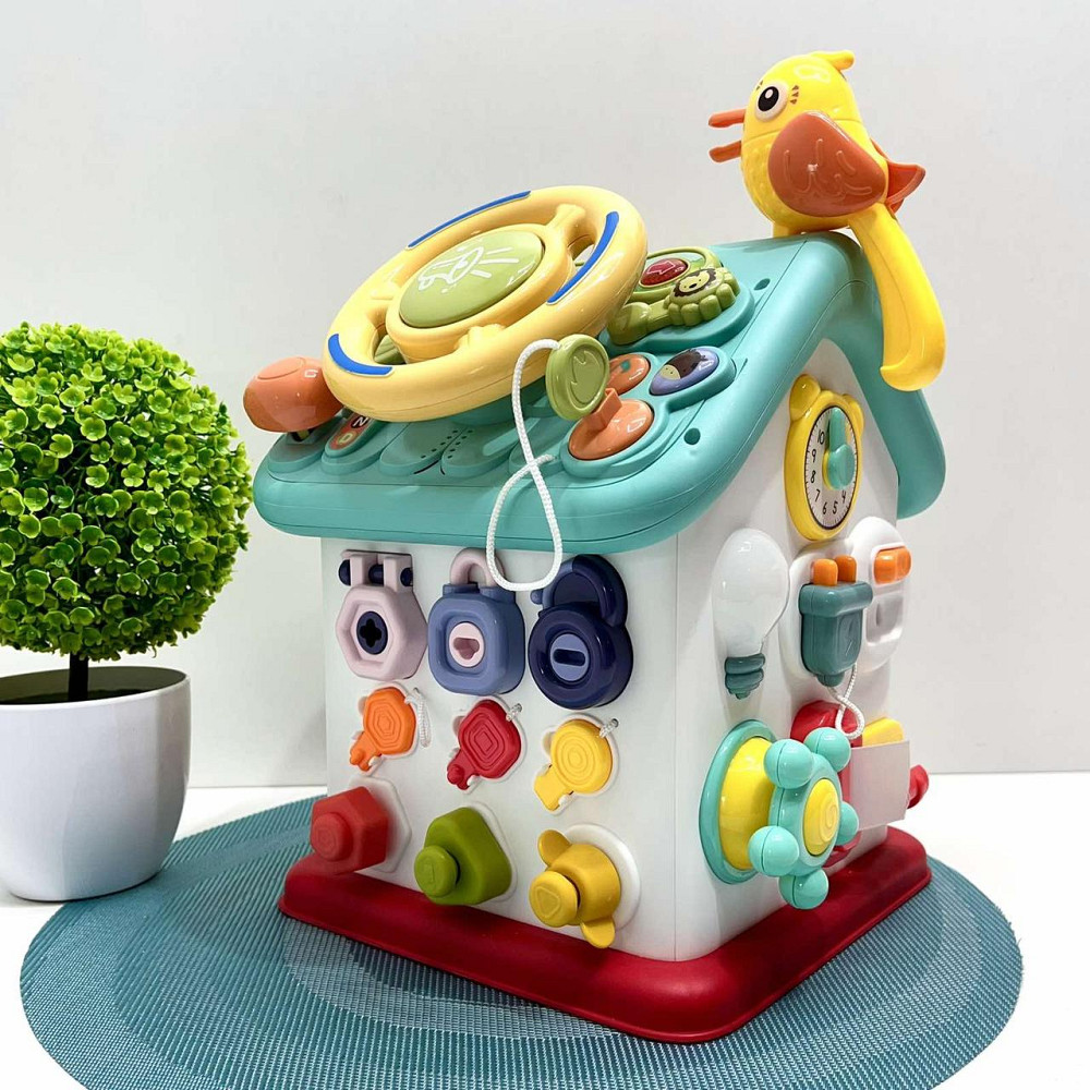 Бізіборд Будиночок розвиваючий з підсвічуванням та музикою для малюків (YL515) Чернігів - фото 1