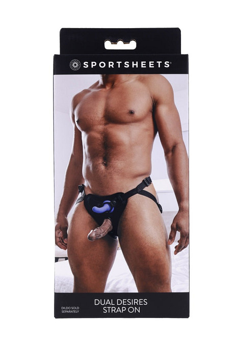 Трусики для страпонов Sportsheets Dual Desires с двойным проникновением Sex Aura Киев - изображение 5