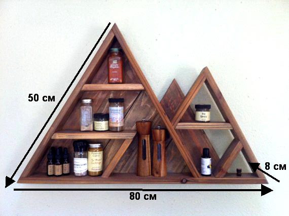 Настінна полиця "Кохінор" капучино Миколаїв - фото 3