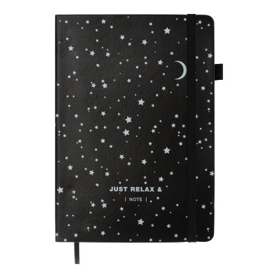 Книга записна Buromax RELAX А5 96 аркушів, чистий (чорн. бум.) білий (BM.295401-12) Вінниця - фото 1