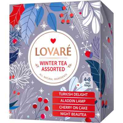 Чай Lovare Winter tea Assorted 4 вида по 8 шт (lv.03254) Вінниця