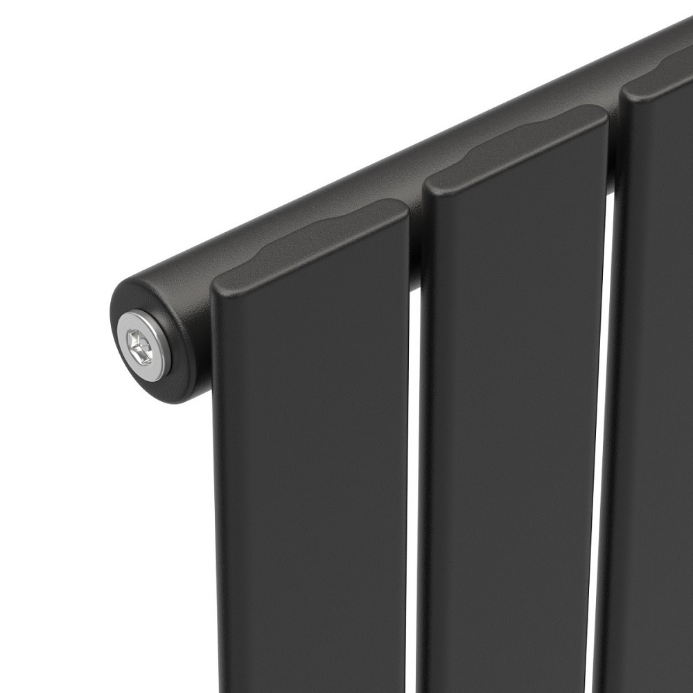 Вертикальний радіатор Largo 452х1800-6, anticor, чорний муар Київ - фото 4