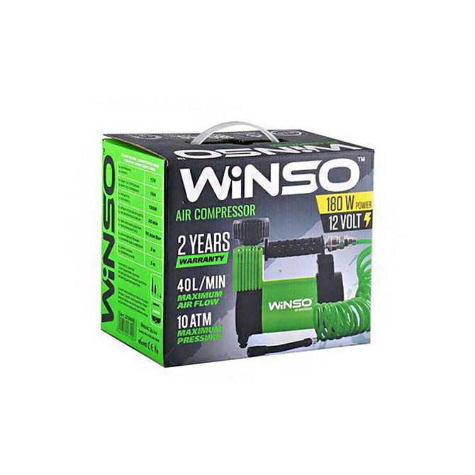 Компрессор автомобільний Winso 10 Атм 40 л/хв 180Вт Дніпро - фото 2