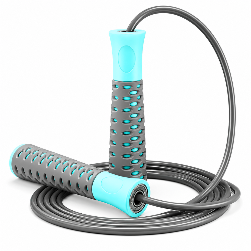 Скакалка PowerPlay 4206 Jump Rope PRO+ Сіро-м'ятна (2,75m.) Кам'янське - фото 11