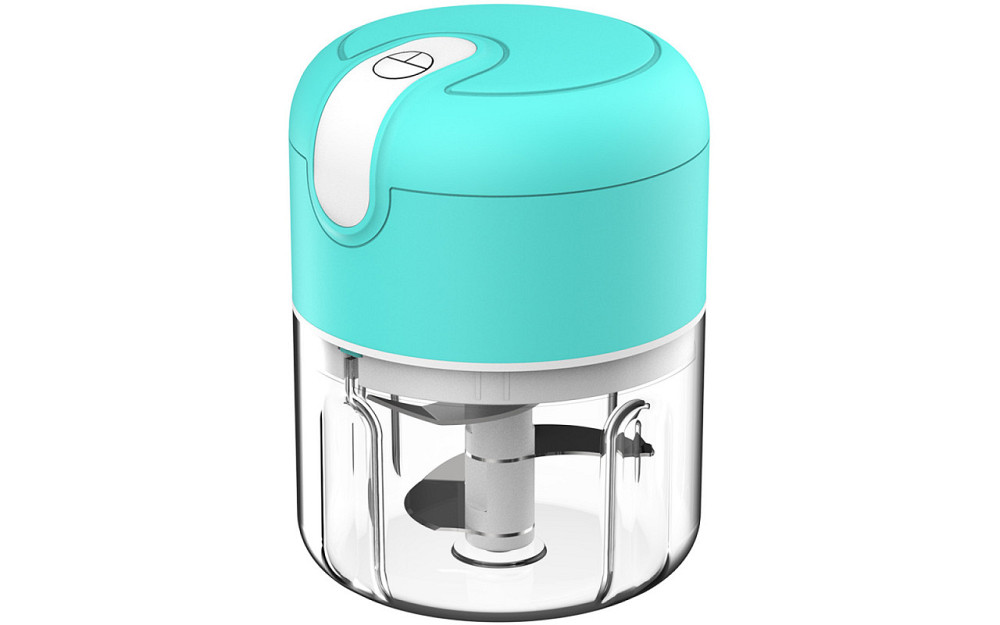 Аккумуляторный USB измельчитель продуктов, бирюзовый ViO K02, 250 мл, 30W Киев - изображение 1