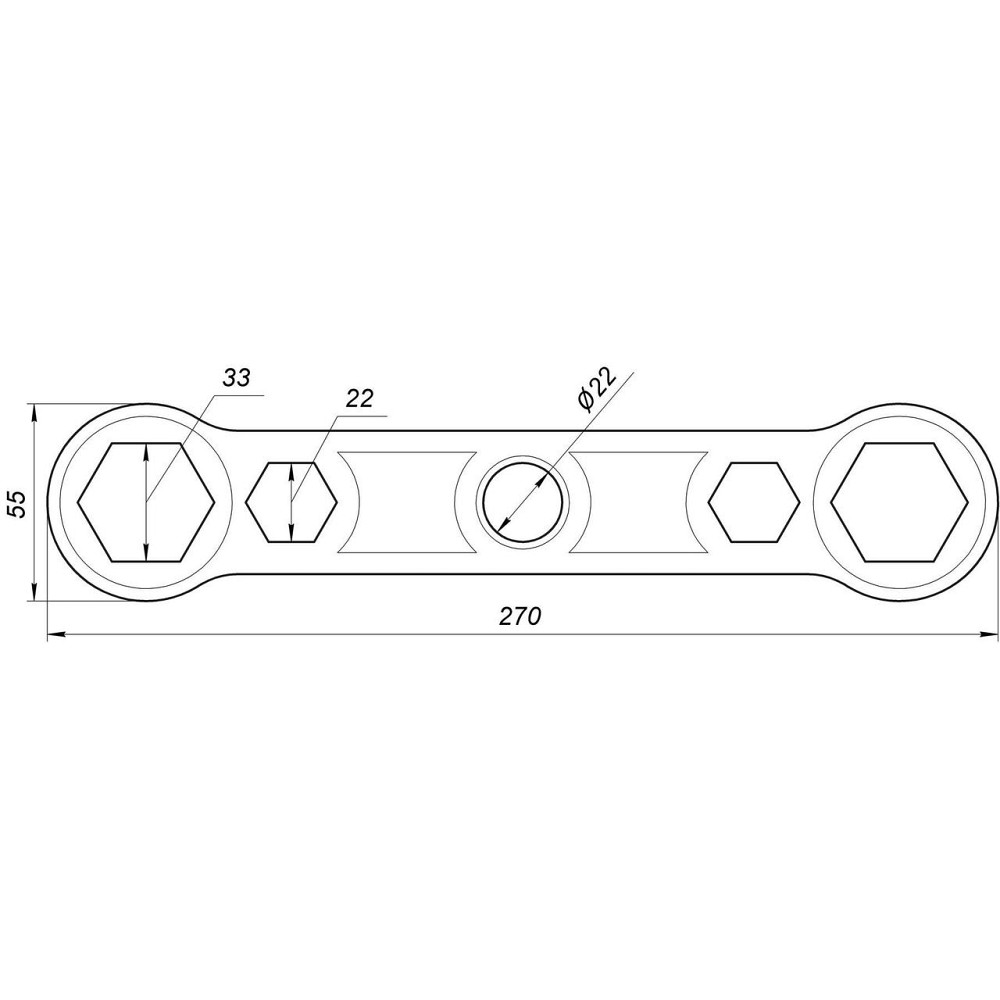 Ключ монтажа футорок CRISTAL NR-1015 (000017736) Киев - изображение 2